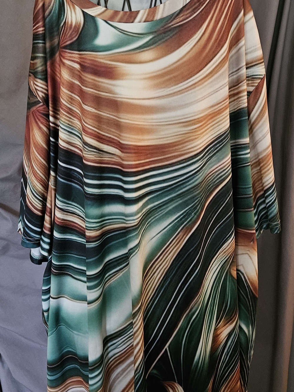 Women's Multicolor Swirl Print Shirt